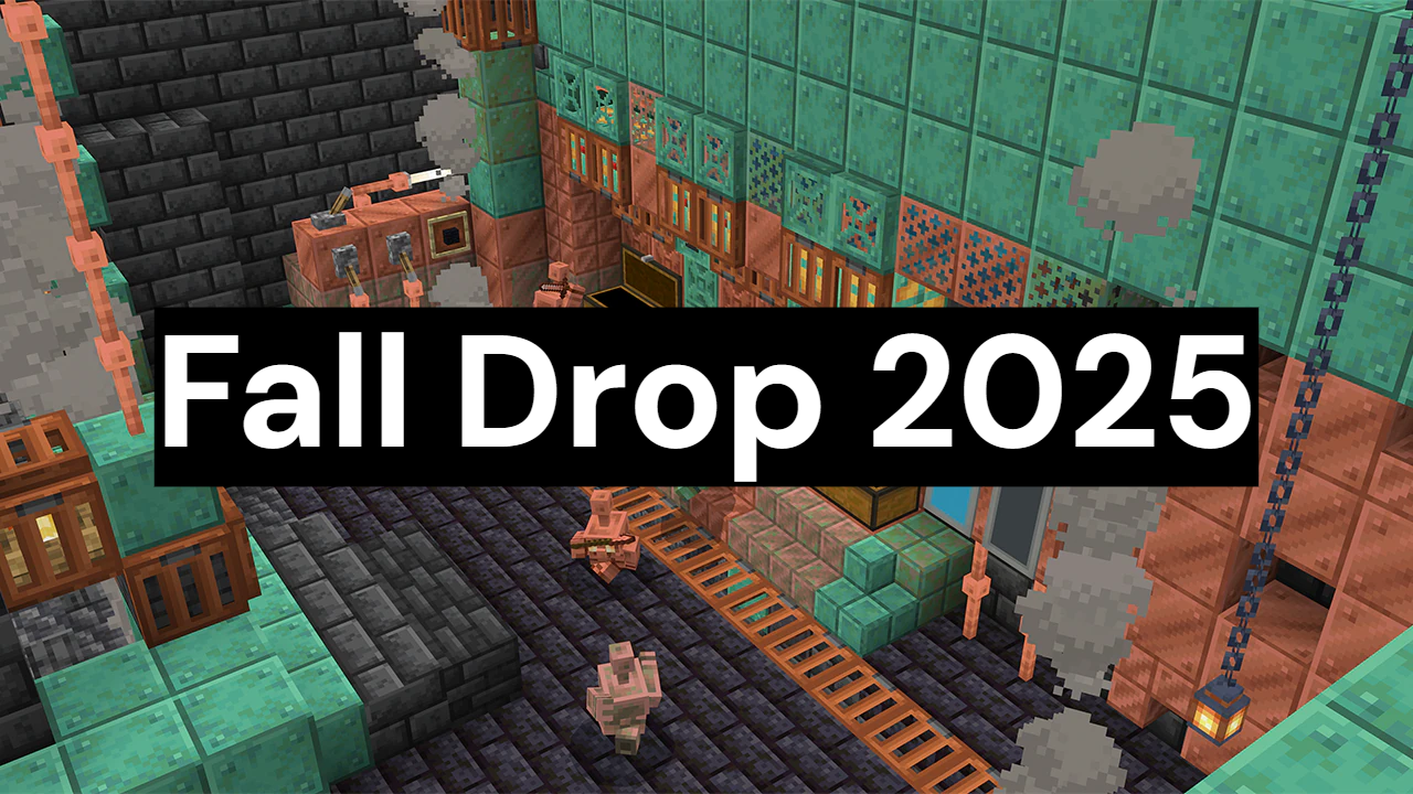 Minecraft Fall Drop 2025: Медные инструменты, големы и новые механики