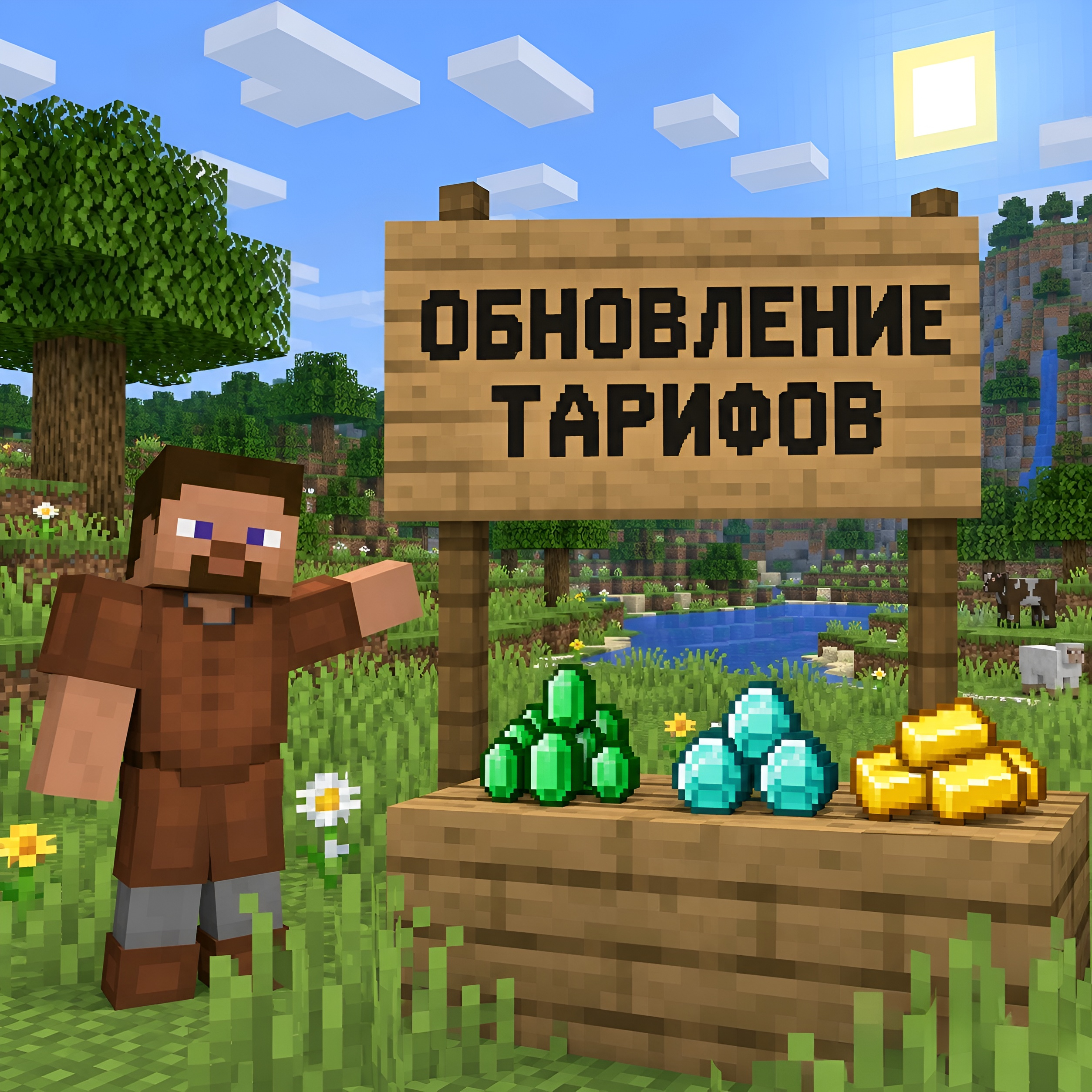 Обновление тарифов на хостинг Minecraft